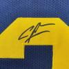 imageFacsimile Autographed Charles Woodson Michigan Blue Reprint Laser Auto College Football Jersey Size Mens XL