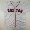 imageFacsimile Autographed David Ortiz Boston White Reprint Laser Auto Baseball Jersey Size Mens XL