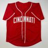 imageFacsimile Autographed Elly De La Cruz Cincinnati Red Reprint Laser Auto Baseball Jersey Size Mens XL