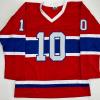 imageFacsimile Autographed Guy LaFleur Montreal Red Reprint Laser Auto Hockey Jersey Size Mens XL