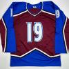 imageFacsimile Autographed Joe Sakic Colorado Maroon Reprint Laser Auto Hockey Jersey Size Mens XL