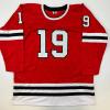 imageFacsimile Autographed Jonathan Toews Chicago Red Reprint Laser Auto Hockey Jersey Size Mens XL
