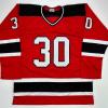 imageFacsimile Autographed Martin Brodeur New Jersey Red Reprint Laser Auto Hockey Jersey Size Mens XL