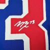 imageFacsimile Autographed Matt Rempe New York Blue Reprint Laser Auto Hockey Jersey Size Mens XL
