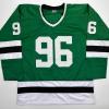 imageFacsimile Autographed Mikko Rantanen Dallas Green Reprint Laser Auto Hockey Jersey Size Mens XL