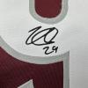 imageFacsimile Autographed Nathan MacKinnon Colorado Maroon Reprint Laser Auto Hockey Jersey Size Mens XL