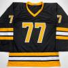 imageFacsimile Autographed Ray Bourque Boston Black Reprint Laser Auto Hockey Jersey Size Mens XL