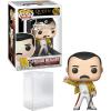 imageFreddie Mercury Queen 96 1986 Wembley Stadium Facsimile Signed Reprint Laser Autographed Funko POP Rocks Figurine with Protector Case