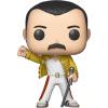 imageFreddie Mercury Queen 96 1986 Wembley Stadium Facsimile Signed Reprint Laser Autographed Funko POP Rocks Figurine with Protector Case