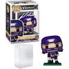 imageJared Allen 322 Facsimile Signed Reprint Laser Autographed Funko POP Football NFL Minnesota Vikings Figurine with Protector Case