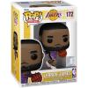 imageLeBron James 172 Facsimile Signed Reprint Laser Autographed Funko POP Basketball NBA Los Angeles Lakers Figurine with Protector Case