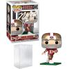 imageNick Bosa 297 Facsimile Signed Reprint Laser Autographed Funko POP Legends San Francisco 49ers Figurine with Protector Case