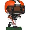 imageNick Chubb 140 Facsimile Signed Reprint Laser Autographed Funko POP Cleveland Browns Figurine with Protector Case
