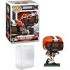 imageNick Chubb 140 Facsimile Signed Reprint Laser Autographed Funko POP Cleveland Browns Figurine with Protector Case