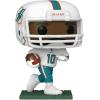 imageTyreek Hill 180 Facsimile Signed Reprint Laser Autographed Funko POP Football NFL Miami Dolphins Figurine with Protector Case