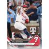 image2025 Topps Now Kyle Schwarber 433 Trio of Home Runs in First Ever Swing Off Seals NL Win Philadelphia Phillies Baseball Card