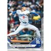 image2025 Topps Now Roki Sasaki 137 Earns 1st Career Win Los Angeles Dodgers Rookie RC Baseball Card