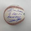 imageAutographedSigned Pete Rose Im Sorry I Bet On Baseball Rawlings ROML Rose Hologram COA