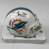 imageAutographedSigned Tyreek Hill Miami Dolphins Mini Football Helmet Beckett BAS COA