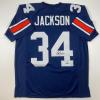imageFacsimile Autographed Bo Jackson Auburn Blue Reprint Laser Auto College Football Jersey Size Mens XL