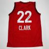 imageFacsimile Autographed Caitlin Clark Indiana Red Reprint Laser Auto Basketball Jersey Size Mens XL