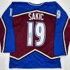 imageFacsimile Autographed Joe Sakic Colorado Maroon Reprint Laser Auto Hockey Jersey Size Mens XL