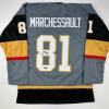 imageFacsimile Autographed Jonathan Marchessault Vegas Grey Reprint Laser Auto Hockey Jersey Size Mens XL