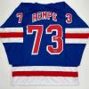 imageFacsimile Autographed Matt Rempe New York Blue Reprint Laser Auto Hockey Jersey Size Mens XL