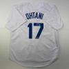 imageFacsimile Autographed Shohei Ohtani Los Angeles LA White Reprint Laser Auto Baseball Jersey Size Mens XL