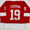 imageFacsimile Autographed Steve Yzerman Detroit Red Reprint Laser Auto Hockey Jersey Size Mens XL