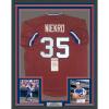 imageFramed AutographedSigned Phil Niekro 33x42 Atlanta Red Baseball Jersey JSA COA