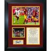 imageFramed Jayden Daniels 2024 NFL Offensive Rookie of the Year Washington Commanders Facsimile Laser Engraved Signature Auto Football 11quotx14quotPhoto Sig Collage