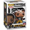 imageJerome Bettis 117 Facsimile Signed Reprint Laser Autographed Funko POP Football NFL Pittsburgh Steelers Figurine with Protector Case