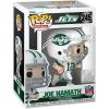 imageJoe Namath 245 Facsimile Signed Reprint Laser Autographed Funko POP Football NFL New York Jets Figurine with Protector Case