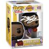 imageLeBron James 172 Facsimile Signed Reprint Laser Autographed Funko POP Basketball NBA Los Angeles Lakers Figurine with Protector Case