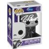 imageTim Burton Jack Skellington 15 Facsimile Signed Reprint Laser Autographed Funko POP Movies NBC Nightmare Before Christmas Figurine with Protector Case