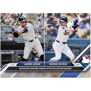 image2024 Topps Now Aaron JudgeShohei Ohtani OSJO Superstars Earn MVP Honors Baseball Card