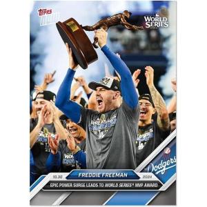 image2024 Topps Now Freddie Freeman 886 2024 World Series MVP Los Angeles Dodgers Baseball Card