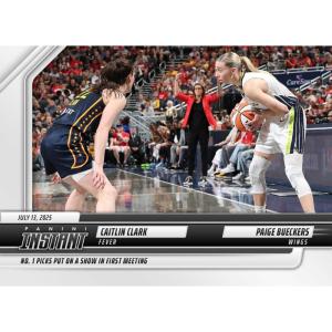 image2025 Panini Instant WNBA Caitlin ClarkPaige Bueckers 146 Number 1 Picks Put On A Show in First Meeting Basketball Card