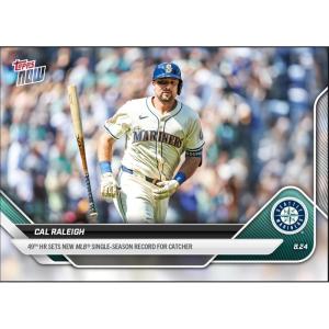 image2025 Topps Now Cal Raleigh 604 49 Home Runs Sets New MLB Single Season Record For Catcher Seattle Mariners Baseball Card