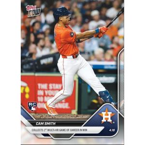 image2025 Topps Now Cam Smith 84 1st Multi Home Run Game of Career Houston Astros Rookie RC Baseball Card