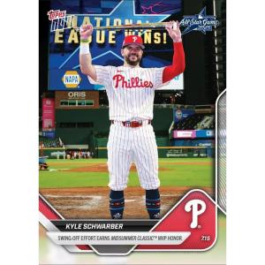 image2025 Topps Now Kyle Schwarber 434 2025 All Star Game MVP Philadelphia Phillies Baseball Card