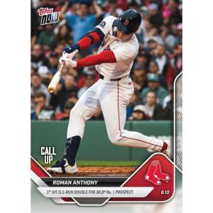 image2025 Topps Now Roman Anthony 285 1st Career Hit for MLB Top Prospect Boston Red Sox Rookie RC Baseball Card