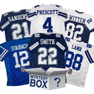 imageAutographedSigned Dallas Football Jersey Mystery Box with PSA JSA or Beckett COA