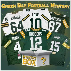 imageAutographedSigned Green Bay Football Jersey Mystery Box with PSA JSA or Beckett COA