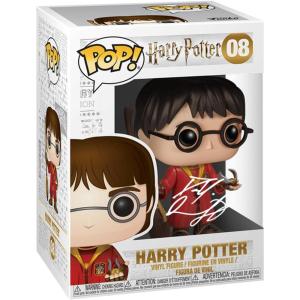 imageDaniel Radcliffe Harry Potter 08 Quidditch Facsimile Signed Reprint Laser Autographed Funko POP Movies Figurine with Protector Case