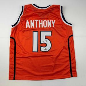 imageFacsimile Autographed Carmelo Anthony Syracuse Orange Reprint Laser Auto College Basketball Jersey Size Mens XL