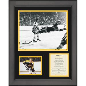 imageFramed Bobby Orr Hall of Fame Boston Bruins 11quotx14quot Hockey Three Photo Collage