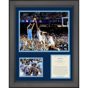 imageFramed Caleb Love North Carolina UNC Shot vs Duke 20212022 NCAA Tournament College Basketball 11quotx14quot Three Photo Collage
