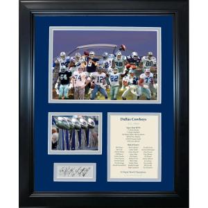 imageFramed Dallas Cowboys AllTime Greats Facsimile Laser Engraved Signature Auto 11quotx14quot Football Photo Sig Collage